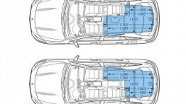 Mercedes CLA Shooting Brake (X117) - szkic auta - wymiary