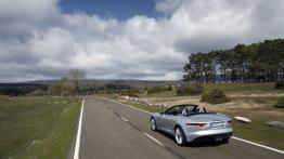 Jaguar F-Type V6S Rhodium Silver - widok z tyłu