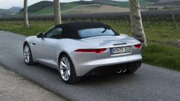 Jaguar F-Type V6S Rhodium Silver - widok z tyłu