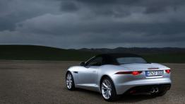 Jaguar F-Type V6S Rhodium Silver - widok z tyłu