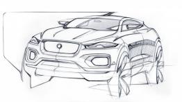 Jaguar C-X17 Concept (2013) - szkic auta