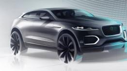 Jaguar C-X17 Concept (2013) - szkic auta