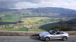 Jaguar F-Type V6S Rhodium Silver - widok z góry