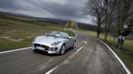 Jaguar F-Type V6S Rhodium Silver - widok z przodu