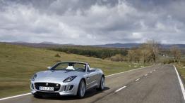 Jaguar F-Type V6S Rhodium Silver - widok z przodu