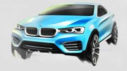 BMW X4 Concept (2013) - szkic auta