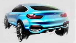 BMW X4 Concept (2013) - szkic auta