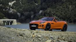 Jaguar F-Type V8S Firesand - widok z przodu