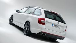 Skoda Octavia III RS Kombi (2013) - tył - reflektory wyłączone