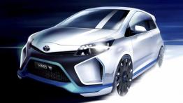 Toyota Yaris Hybrid-R Concept (2013) - szkic auta
