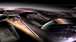 Infiniti Q80 Inspiration Concept (2014) - szkic wnętrza