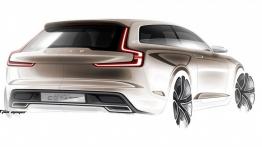 Volvo Concept Estate (2014) - szkic auta