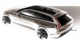 Volvo Concept Estate (2014) - szkic auta