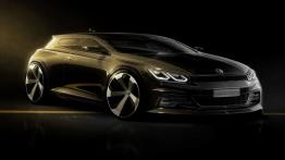 Volkswagen Scirocco III Facelifting (2014) - szkic auta