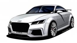 Audi TT quattro sport Concept (2014) - szkic auta