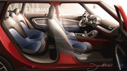 Mini Clubman Concept (2014) - szkic wnętrza