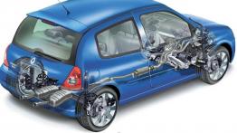 Renault Clio Generation 2004 - schemat konstrukcyjny auta