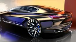 BMW Vision Future Luxury Concept (2014) - szkic auta