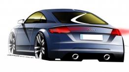 Audi TT III Coupe (2015) - szkic auta