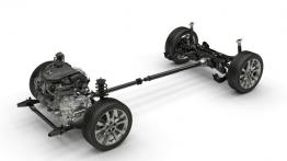 Mazda 6 III Kombi Facelifting (2015) - schemat konstrukcyjny układu napędowego