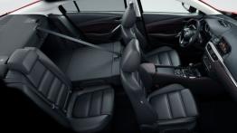Mazda 6 III Sedan Facelifting (2015) - tylna kanapa złożona, widok z boku