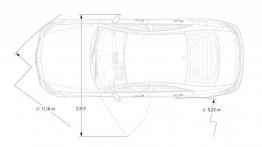 Mercedes CLS C218 Facelifting (2015) - szkic auta - wymiary