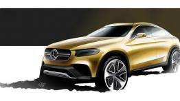 Mercedes Concept GLC Coupe (2015) - szkic auta