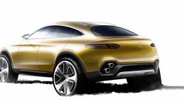 Mercedes Concept GLC Coupe (2015) - szkic auta