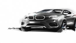 BMW X6 II M50d (2015) - szkic auta