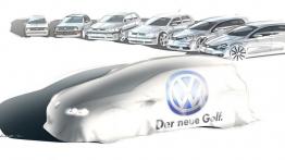 Volkswagen Golf VII Hatchback 5d - szkic auta