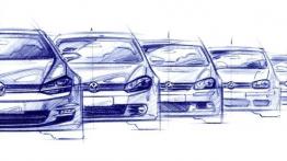 Volkswagen Golf VII Hatchback 5d - szkic auta