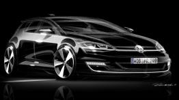 Volkswagen Golf VII Hatchback 5d - szkic auta