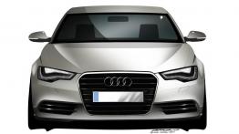 Audi A6 C7 - szkic auta