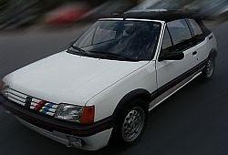 Peugeot 205 I Cabrio 1.4 60KM 44kW 1983-1987