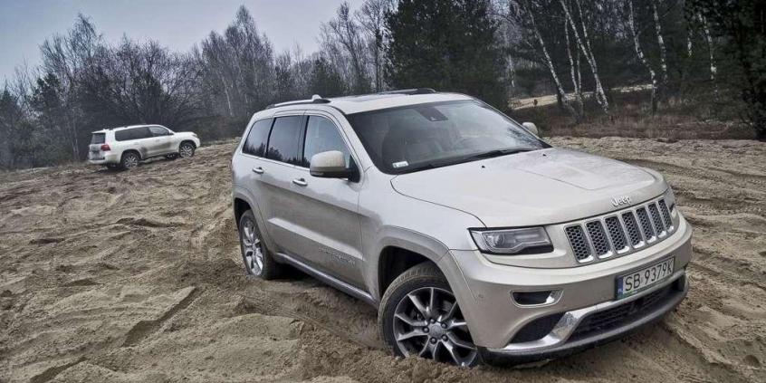 Toyota Land Cruiser V8 i Jeep Grand Cherokee 3.0 CRD - męski świat