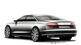 Odświeżone Audi A8 na pierwszych szkicach