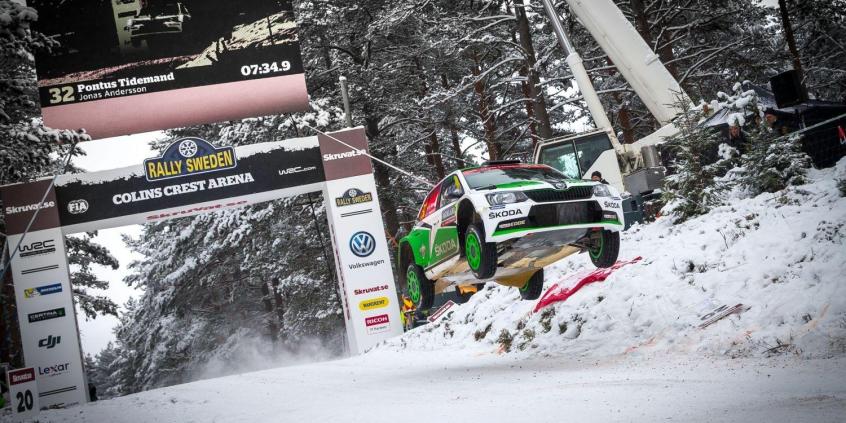 SKODA świętuje podwójny finisz na podium Rajdu Szwecji