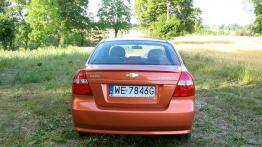 Chevrolet Aveo sedan 1.4 - widok z tyłu