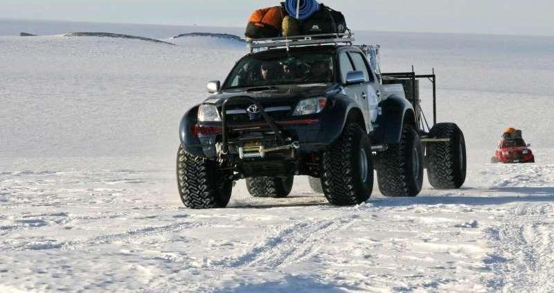 Hilux na Biegunie Południowym