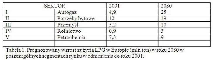 Wzrost europejskiego rynku LPG o 100% do 2030 roku !!!