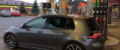 #VW #Volkswagen #GolfR #CircleK #tankowanie, zdjęcie 1