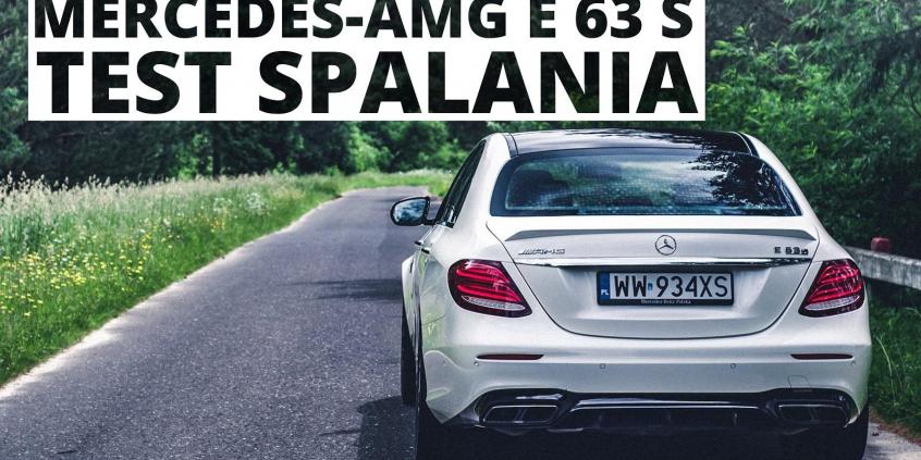 Mercedes-AMG E 63 S 4.0 V8 612 KM, (AT) - pomiar zużycia paliwa