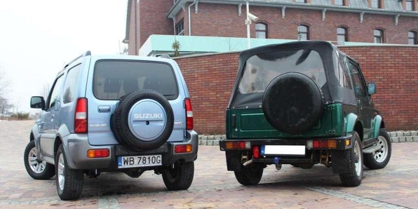 Suzuki Jimny vs. Suzuki Samurai - syn kontra ojciec?