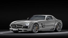 Mercedes SLS AMG - Brabus 700 Biturbo - przód - reflektory włączone