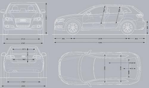 Audi A3 8P Sportback - silniki, dane, testy •