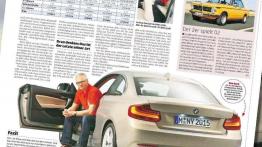 BMW Serii 2 zaprezentowane w niemieckim magazynie