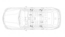 Mercedes CLS 63 AMG Shooting Brake - szkic auta - wymiary