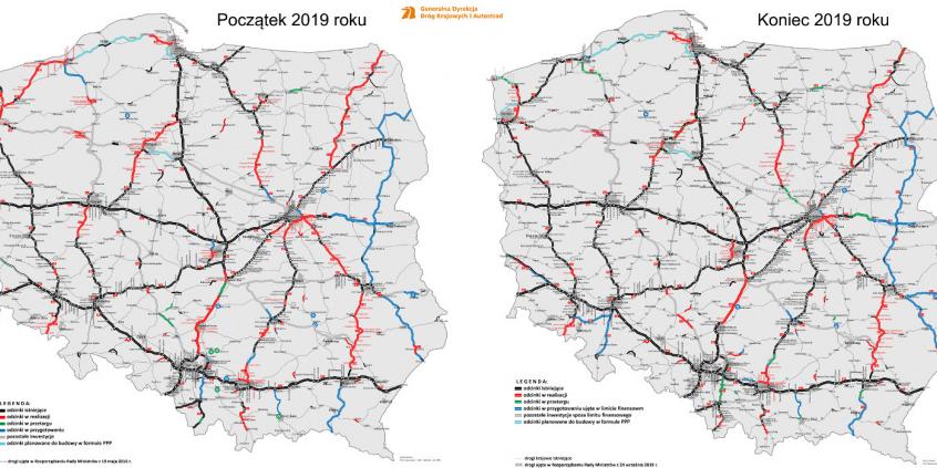 460 km nowych dróg powstało w 2019 roku