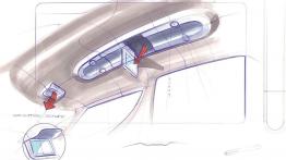 Skoda Roomster - szkic wnętrza