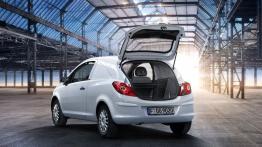 Opel Corsa D Van Facelifting - tył - bagażnik otwarty
